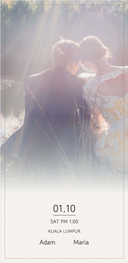 Mobile wedding invitation [Type A]